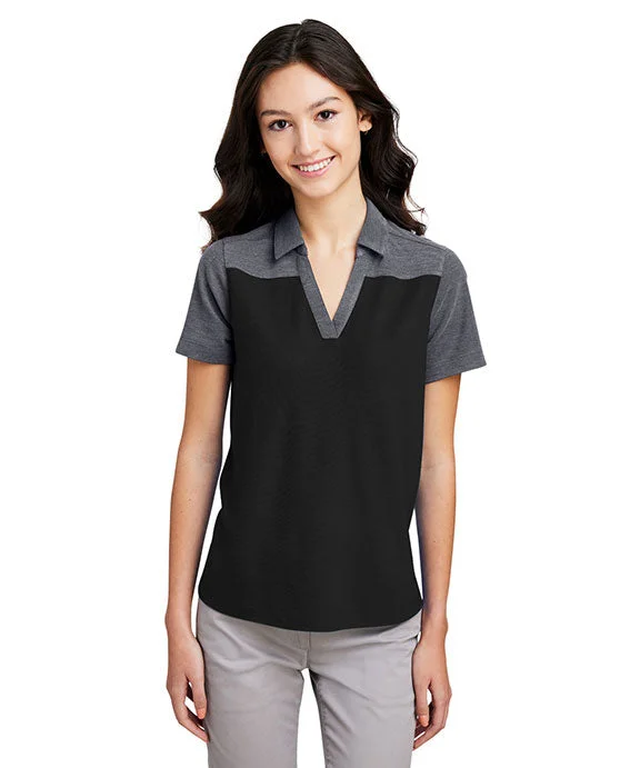 CE112CW - Core 365 Ladies Fusion ChromaSoft Colorblock Polo Shirt