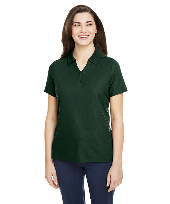 CE112W - Core 365 Ladies Fusion ChromaSoft™ Pique Polo Shirt | Forest