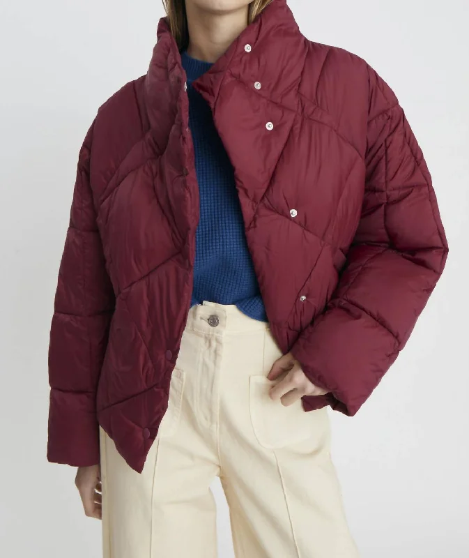 Giglia Jacket In Wine