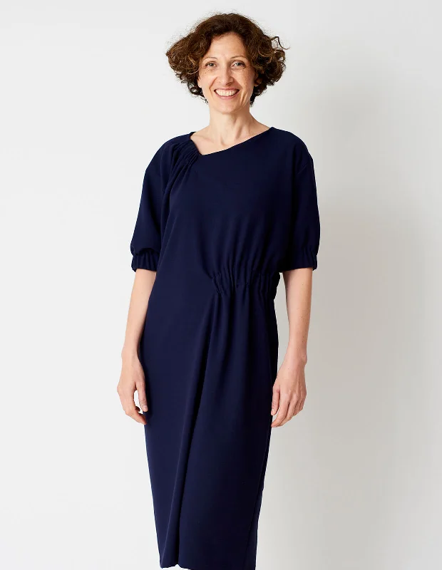 The Maker's Atelier Asymmetric Gather Dress